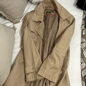 DKNY khaki trench coat!